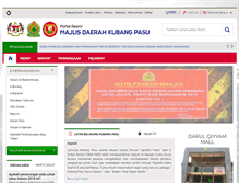 Tablet Screenshot of mdkubangpasu.gov.my